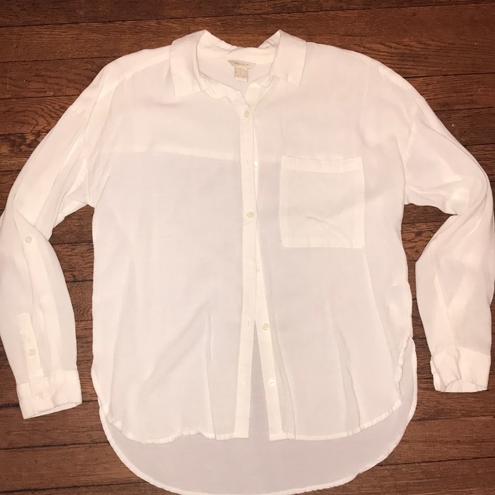 A white button down shirt.